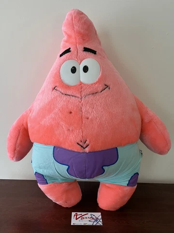 Patrick Star Spongebob Squarepants 28” Plush Jumbo - 2002 Viacom NANCO RARE Cover