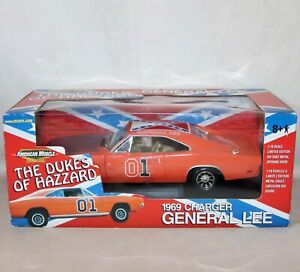 Dukes Of Hazzard Race Day General Lee ~ 69 Charger LE American Muscle 1:18  HTF
