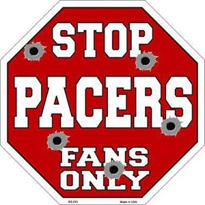 NBA Basketball Indiana Pacers Metall Stoppschild Man Cave Garage Shop Scheune BS-253 - Bild 1 von 1