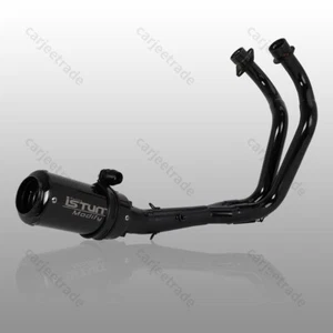 For YAMAHA YZF R7 MT07 FZ07 XSR700 Full Exhaust Slip on Motorcycle Muffler 22-24 - Picture 1 of 8