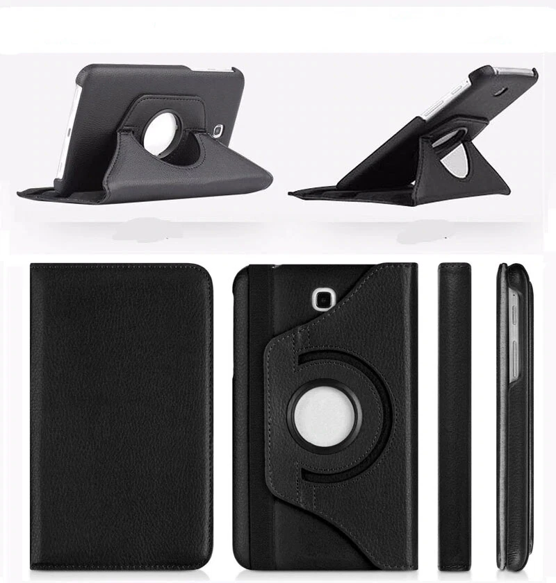 360 Rotating Leather Case Cover For Samsung Galaxy Tab A (2017) 8" SM-T385 T380 - Image 1 of 1