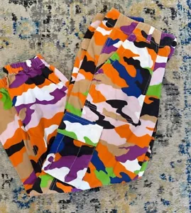 Nuevo estilo callejero multicolor camuflaje estampado cargo ~ Joggers 21 Forever Small - Imagen 1 de 8