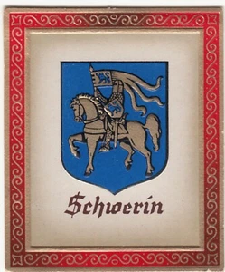 BLASON WAPPEN COAT OF ARMS SCHWERIN MECKLENBURG-VORPOMMERN DEUTSCHLAND IMAGE - Picture 1 of 2