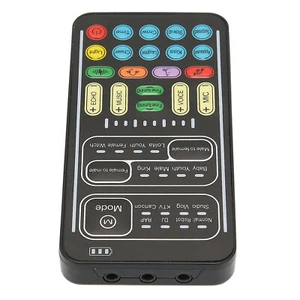 8-Mode Rechargeable Universal Phone Tablet Voice Changer Bluetooth Sound Card - Picture 1 of 10