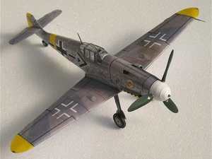 1:32 Messerschmit German BF-109 Combatter Aircraft Kit Modellino Carta Giocattoli - Foto 1 di 1