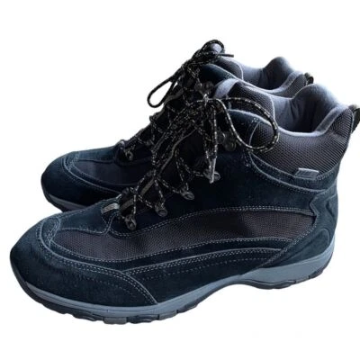 Botas de caminhada LL Bean Tek 2.5 Primaloft camurça preta masculina 14 - Imagem 1 de 4
