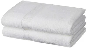 Cotton 2 Piece Bath Towel Set White - Picture 1 of 3