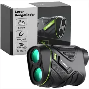 Rangefinder with Slope, 1200 Yards Laser Range Finder, 7X Magnification, Recharg - Picture 1 of 12