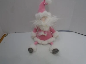 Jellycat 13" Espléndido Papá Noel Rosa Traje Bota Metálica Peluche Juguete RETIRADO 2019 - Imagen 1 de 3
