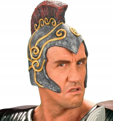 WIDMANN Latex Römer-Helm / Halloween Karneval Fasching Rom Gladiator Kostüm Zubehör