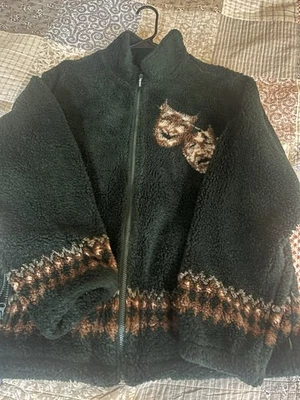 Chaqueta polar verde Supreme Drama Mask talla X-grande SS20 Foto 1 de 2