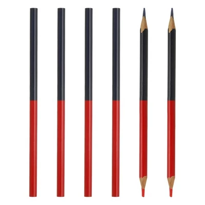 Красный и синий цветной карандаш, 6 упаковки деревянные карандаши оптом - Изображение 1 из 4