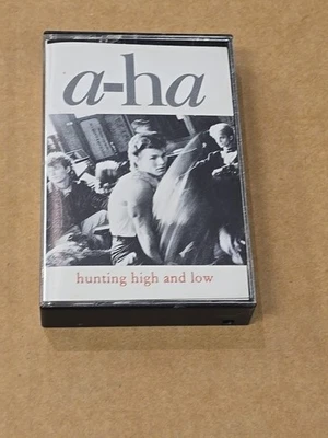 A-HA Hunting High and Low Cassette Tape 1985 New Wave Vintage 1980s Music - Image 1 of 4