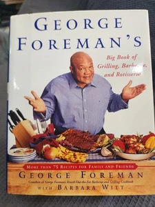 Boxing Champ George Foreman Autograph Book Big Book Of Grilling - Picture 1 of 7