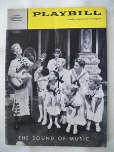 THE SOUND OF MUSIC Playbill MARY MARTIN / THEODORE BIKEL NYC 1960 - Bild 1 von 2