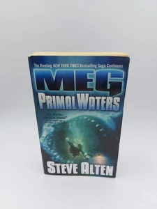 MEG Series Book 3 Primal Waters by Steve Alten  1st First Edition - Picture 1 of 5