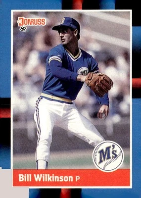 1988 Donruss #568 Bill Wilkinson Rookie - Image 1 of 2