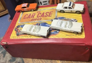 Vintage 24 Car Case Super Tara Toy Corp Boss Hog Roscoe And General Lee - Picture 1 of 19