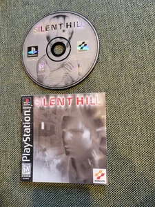 Disco de juego Silent Hill (etiqueta negra), manual con tarjeta de registro solo probado funciona - Imagen 1 de 7