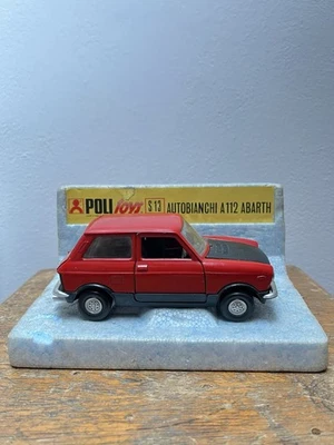 POLITOYS S13 Autobianchi A112 Abarth scala 1/25 polistil no mebetoys - Immagine 1 di 4