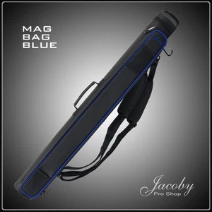 Jacoby Mag Bag 2x3 Pool Cue Case Blue. - Picture 1 of 3