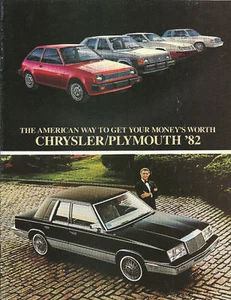 1982 Plymouth Brochure:LeBARON,RELIANT,TC3,CORDOBA, - Picture 1 of 1