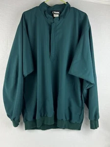 Vintage Roche Pullover 1/4 Zip Golf Jacket Men XXL Lightweight Windbreaker Green - Picture 1 of 11