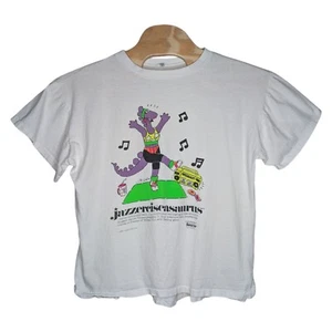 Vintage Jazzerciseasaurus Dinosaur T Shirt Adult One Size/XL 1990s Single Stitch - Picture 1 of 15