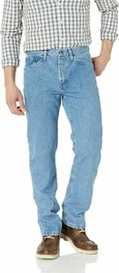 Wrangler Authentics Men's Classic 5-Pocket Regular Jeans- 34X32 Stonewash - Picture 1 of 1