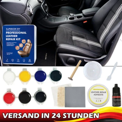 Lederreparatur Creme 7 Farben Leder Reparatur Set für Autositze Sofa Lederjacke - Bild 1 von 4