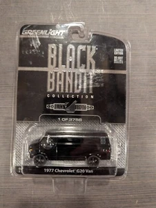 Greenlight 1:64 Scale 1977 Chevy G20 Van Black Bandit Series 7 #27690 Nice! - Picture 1 of 3