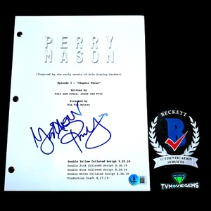 MATTHEW PERRY SIGNIERT PERRY MASON EPISODE 3 DREHBUCH mit BECKETT BAS COA - Bild 1 von 2