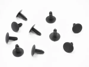 10x 5mm Push Pin Dart Clip BLACK fits 5 mm Hole Honda Mat Rivet Fastener Push-In - Picture 1 of 6