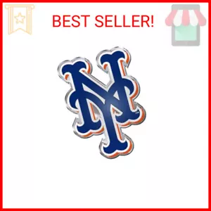 FANMATS 60411 - MLB - New York Mets Embossed Color Emblem | NY Cap Logo - Picture 1 of 2
