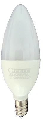 Electric LED Bulb Ceiling Fan/Chandelier 4.5W E12 Base - 9 Pcs - Image 1 of 4