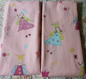 Par de cortinas de bolsillo Laura Ashley Fun Fairies -hermosas-84" de largo - Imagen 1 de 6