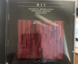 BIS Backhaus Michelangeli Horowitz Richter Rubinstein CD RARE Claque Italy - Picture 1 of 4