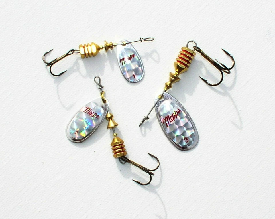 Mepps Spinner Comet Rainbow Silber, 3,5+4,5+6,5 Gramm, Spoon, Forelle, Barsch - Bild 1 von 1