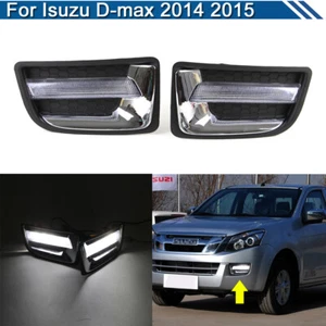Daytime Running Lights LED DRL Fog Lamp Replacement Bumper For Isuzu D-max - Picture 1 of 9