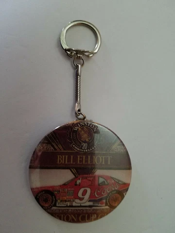 Bill Elliott #9 Coors Button Badge Keychain Cover