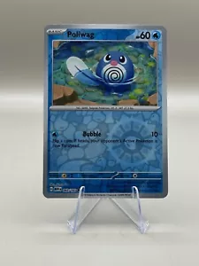POLIWAG #060/165 POKEMON 151 (HOLO INVERSO, CASI NUEVO) INGLÉS - Imagen 1 de 4
