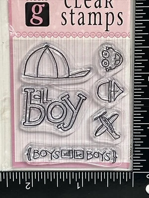 Шляпа Studio G прозрачные марки рукоделие для мальчиков будет мальчик мяч самолет парусник - Изображение 1 из 2