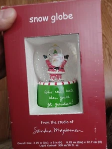 Babbo Natale Snow Globe Non È Un Music Box Ancora In Scatola Leggi Descrizione. - Foto 1 di 3