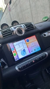 Android 13 Autoradio 9" GPS WiFi per Smart 451 Fortwo Forfour (2005–2015) - Foto 1 di 11