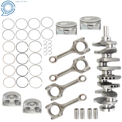 For Hyundai Sonata Kia Optima G4KJ 2.4L Engine Crankshaft & 4X Rods & Piston Kit - Image 1 of 4