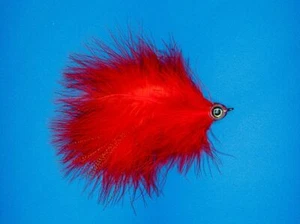 Großer Marabou Hechtstreamer rot - Bild 1 von 1
