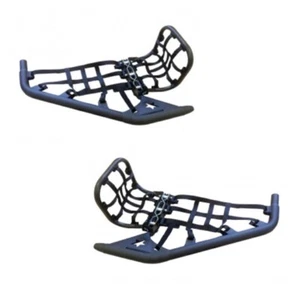 Lonestar Racing LSR Dc-pro Black Mx Nerf Bars & Heel Guards Yamaha Raptor 700 - Picture 1 of 3