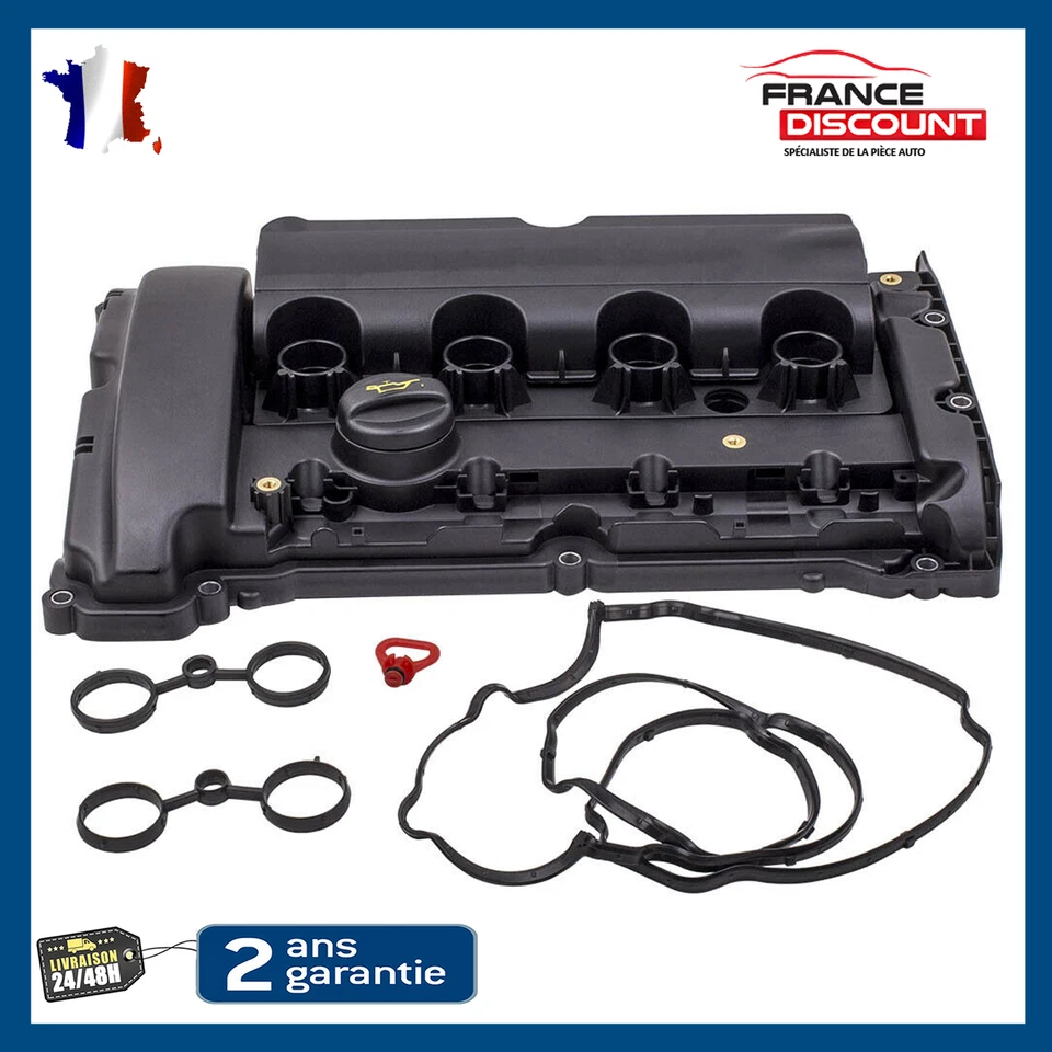 Couvercle de soupape et de culasse Pour Peugeot/Citroen 1.6 THP 16V V759886280 - Photo 1/4