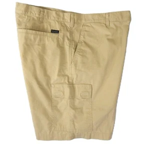 COLUMBIA Red Bluff Cargo Mens Shorts 42x10 Tan Khaki Cotton NWOT - Picture 1 of 10