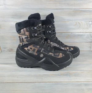 Lowa AL-S 449 Carezza GTX Ws Gore-Tex Women's Winter Boots Black Brown - Picture 1 of 24